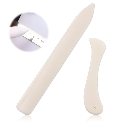 Crafts Supplies: Elegant Bone Folder, Paper Creaser for Professional Card Making, Smooth Surface Ensures Precise Scoring Without Damage