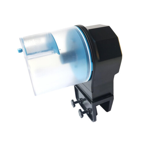 Automatic Fish Feeder With Reliable Adjustable Portion Control ABS Plastic For Home Aquarium And Office Fish Tanks