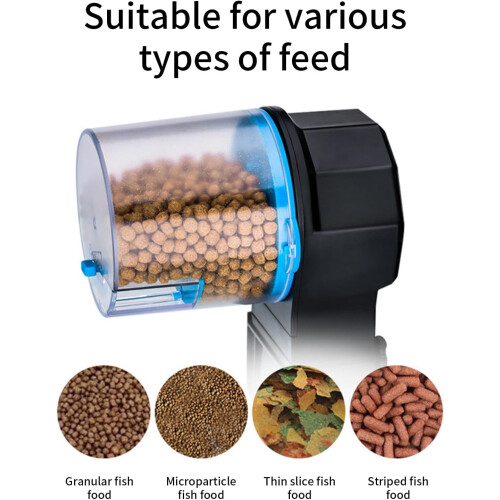 Automatic Fish Feeder With Reliable Adjustable Portion Control ABS Plastic For Home Aquarium And Office Fish Tanks 2