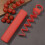 Large Capacity Press Type Ice Cubes Maker Tray With Hanging-Red 7