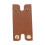 PU Leather Razor Blade Cover with Shock Absorbing Interior and Secure Button Closure, Brown 1
