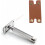 PU Leather Razor Blade Cover with Shock Absorbing Interior and Secure Button Closure, Brown 2