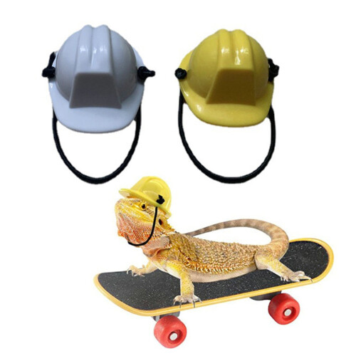 Mini casque rigide réglable pour petites marionnettes-Blanc 2