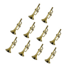 10 stuks Plastic Trompetten Hanger Muziekinstrument Thema-Cstijl