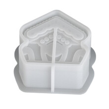 House Shape Silicone Candle Molds for Epoxy Resin Candle Soap-B