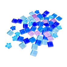 DIY Ceramic Glass Handmade Decorative Ceramic Tile-color 4 set
