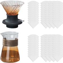 Ensemble de cafetière à infusion à froid et à verser avec un-C