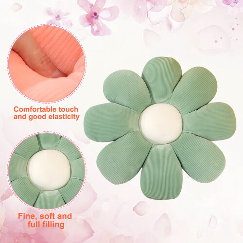 Blossom Bliss, Πολυλειτουργικό Καθιστικό με Διακοσμητικό Μαξιλάρι Λουλουδιών, Μαλακό 2