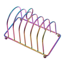 Toaster Bread Rack Stainless Steel Compact Slice Toast Holder Keeps Toast Upright, Fits Most Toasters