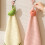 Adorable serviette suspendue en-Violet profond Pur profond 7