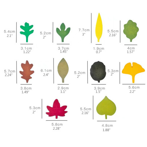 Kinder Blatt Holz Puzzles Gestaltung Sortierung 1