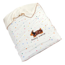 Breathable Kids Milk Velvet Bedding Blanket-puppy 100 115cm