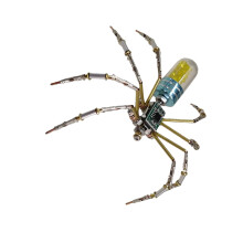Circuit Design Mechanical Spiders Model DIY Assembly Metal-Blue