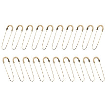 20 stuks metalen veiligheidsspelden quiltpin U-vormige-Goud