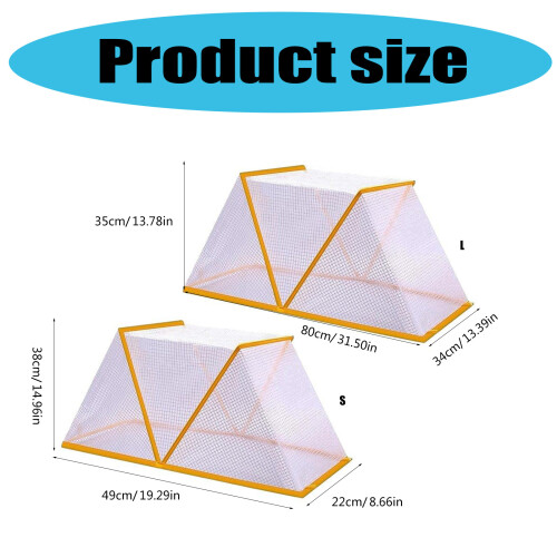 Protective Mesh Plant Cage Foldable Cover Bird Insect-large 2