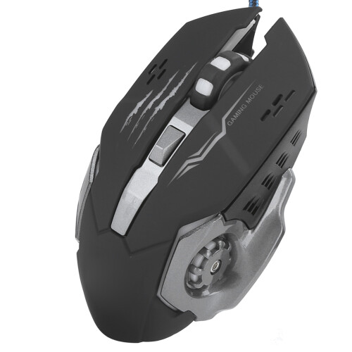 Ποντίκι Gaming με ενσύρματο οπτικό USB, εργονομικός σχεδιασμός, υψηλής ακρίβειας, 2