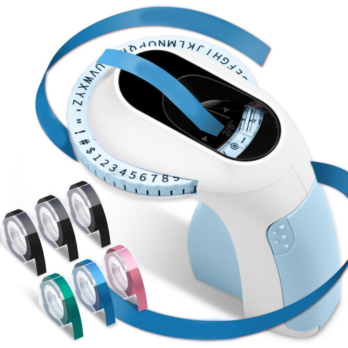 Embossing Machine Handheld Label Embossing Tool Portable Embossing Device Compact Quick, Crisp Results 1