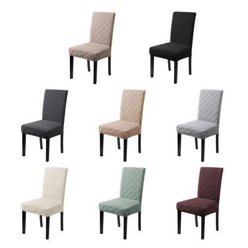 Elastieken Polyester Spandex Stoelbeschermers Afneembare-Beige1 1