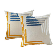 Taie d'oreiller décorative bohème pour canapé, housse de coussin bohème en tissu épais, durable et doux de qualité exceptionnelle, couleurs