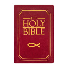 Cute Bible Plushes Pillow Soft Religious Keepsakes-Red