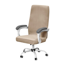 Housse de chaise en velours de renard argenté lavable-Chameau.
