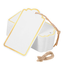 Étiquettes manuscrites Premium, 60 pièces, pour cadeaux-PZ157
