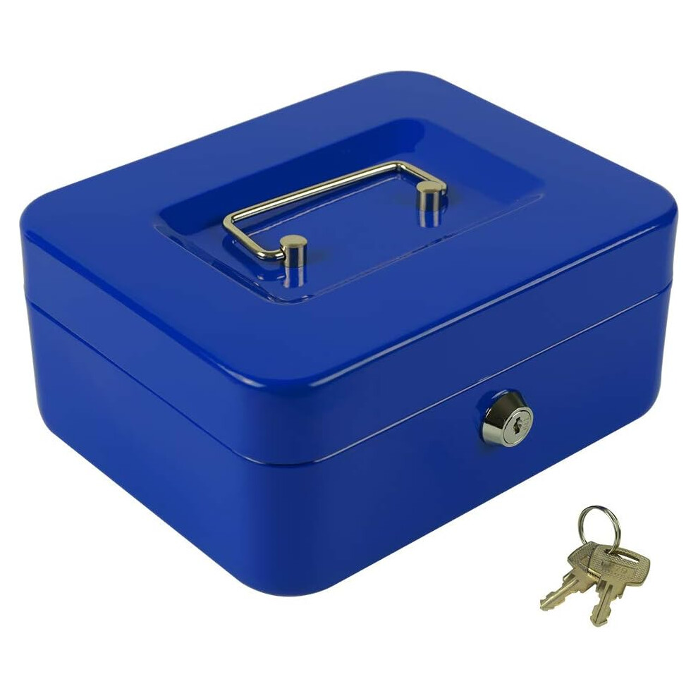 Solid Cash Box For Indoor Outdoor Use, Wide Application With Removable Money Tray, Durable Steel Construction Ensures Safety And Durability 9554910077238