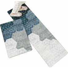 Comodi tappeti da cucina, tappetini antifatica che offrono un'esperienza di supporto in piedi, superficie in tessuto morbido e assorbente, design