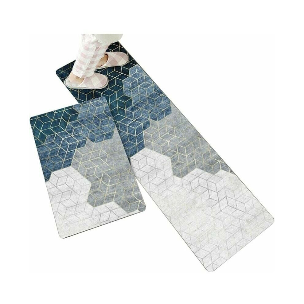 Comfortable Kitchen Rugs, Anti Fatigue Mats Provide Supportive Standing Experience, Soft And Absorbent Fabric Surface, Non Slip Base Design For Safe U 9453559846079