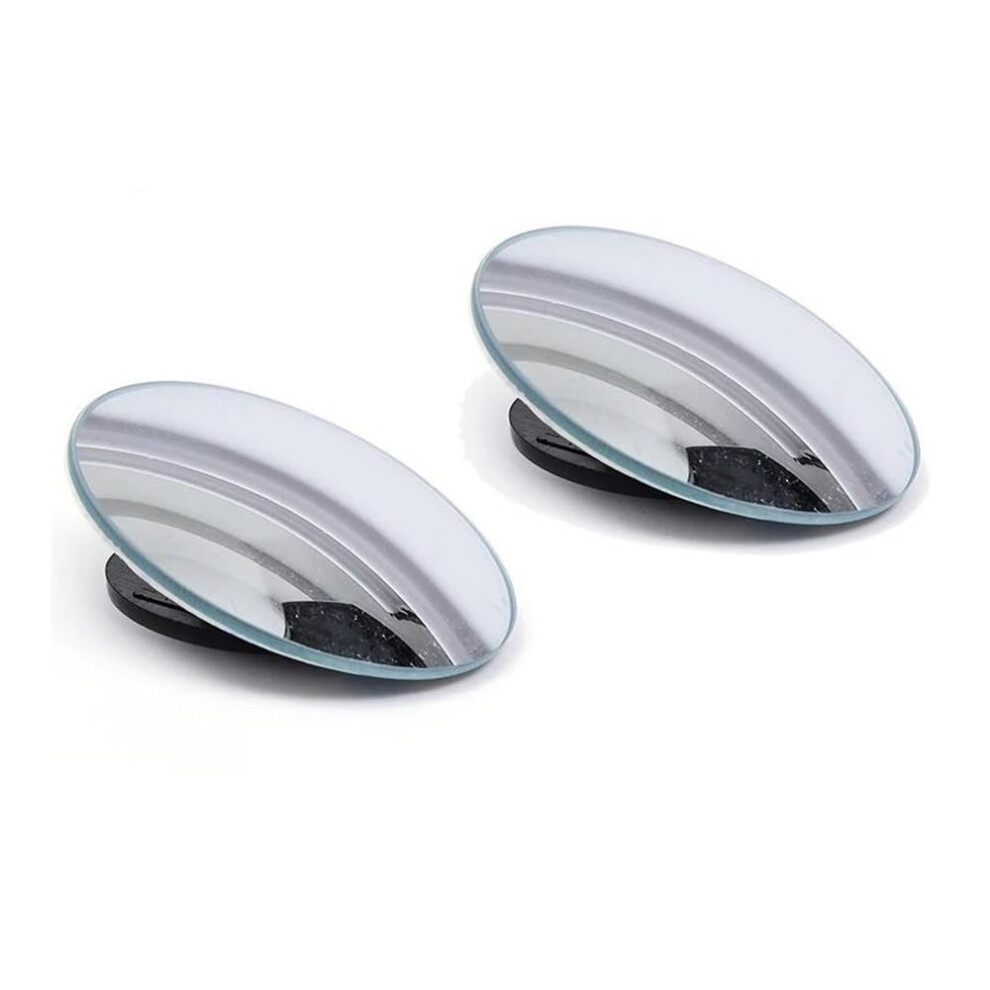 Car Blind Spot Mirror Convex Wideangle Exterior, Adhesive Rearview Mirror For Parking And Reversing Universal Fit 9365049231930