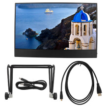 Suporte fino para tablet com estrutura metálica, superfície antiderrapante para uma pegada segura, montagem rápida e dobrável, ideal para uso em