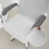 Housse de chaise élastique en velours, motif renard-Blanc 7