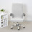 Housse de chaise élastique en velours, motif renard-Blanc 6