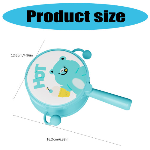 Funny Rattle Shape Ice Mould Dishwasher Safe Easy-Green 2