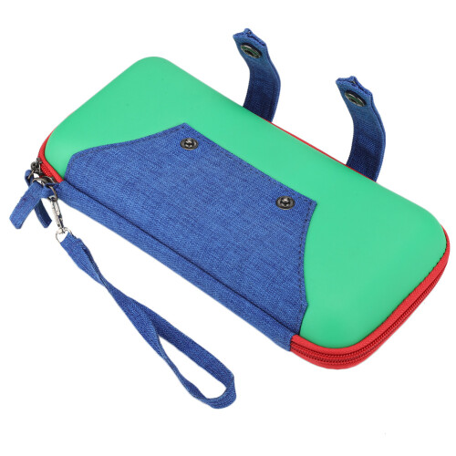 Estojo de viagem portátil e leve para Nintendo Switch, design elegante e funcional com almofada de proteção reforçada e material de malha 1