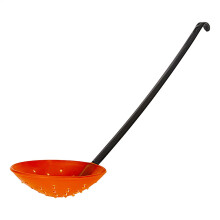 Ice Fishing Ladle LongHandle Skimmer for Ice Recovery Lightweight Durable Black