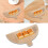 4pcs Heat Resistant Pizza Peels with Ergonomic Handle Half Round 2