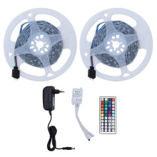 Wodoodporna taśma LED RGB z pilotem na podczerwień, funkcja DIY, wielofunkcyjne światło zmieniające kolor do dekoracji domu