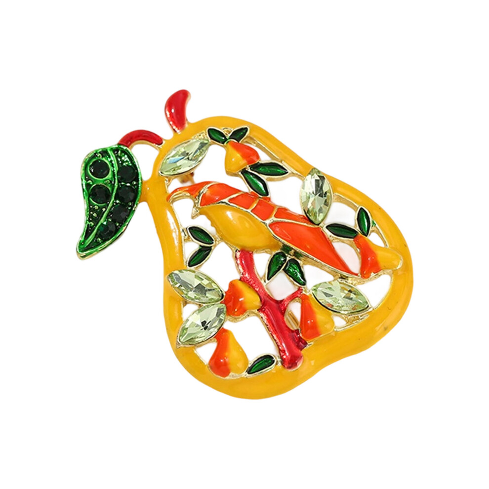 Versatile Fruit Design Brooch With Comfortable Fit Sturdy-4