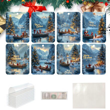 Cash Clip Christmas Money Holder Holds Cash And Cards Festive Santa Design Compact Gift For Lovers Red