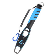 Fish Grabber Lockable Gripper With BuiltIn Scale  Secure Grip Sea Fishing Tool For Anglers, Blue