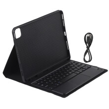 Tastiera wireless rimovibile per iPad Pro Air, custodia sottile con tastiera Bluetooth con funzione di accensione/spegnimento automatico e protezione