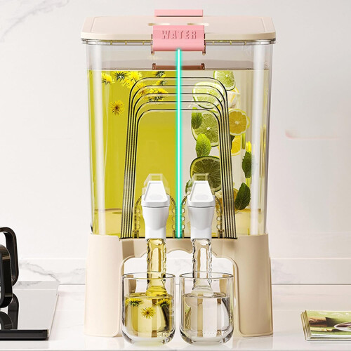 Portable Mini Fridge With Faucet 6.5L Beverage Cooler For Cold Drinks Compact Lightweight 2