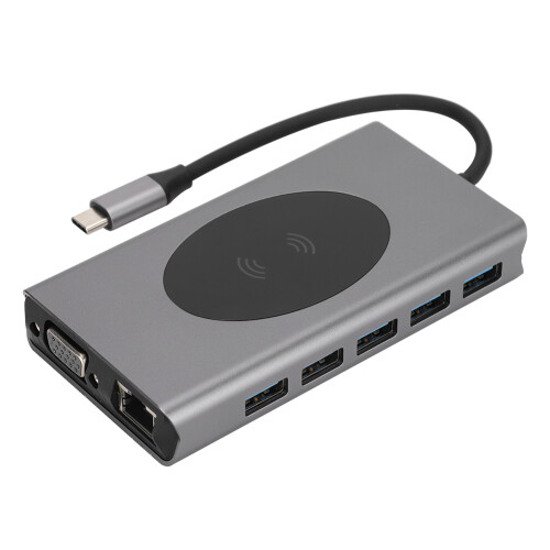 Διανομέας USB C για βελτιωμένη συνδεσιμότητα, βάση επέκτασης διεπαφής πολυμέσων 1