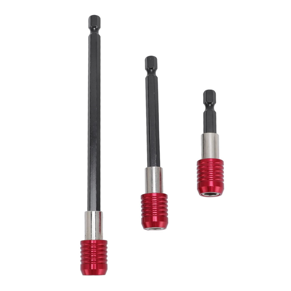 Magnetic Drill Bit Extension, 3Piece Alloy Steel Long Screwdriver Extension Set, Strong Magnetic Bit Holder 9119770953483