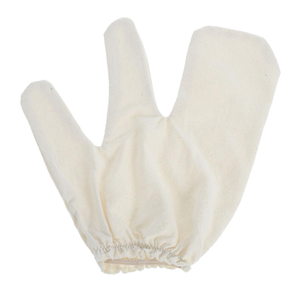 Exfoliating Glove TwoFinger Shower Mitt Body Scrubber For Bath Skin Spa Massage
