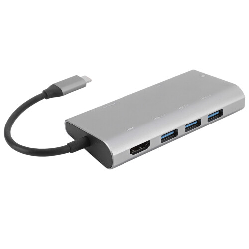 Διανομέας USB C για μεταφορά δεδομένων υψηλής ταχύτητας, έξοδος βίντεο HDMI 4K και 1