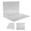 Capa rígida transparente para MacBook Air de 13 polegadas, leve e fina, com design de encaixe, incluindo protetor de tela e teclado. 7