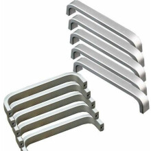 Easy Installation Door Handle Cabinet Knobs, Aluminium Alloy Wire Drawer Handles with Included Screws for Furniture Upgrade (Set Of 10)