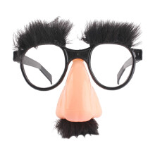 Nose Glasses Adult Size With Eyebrows And Mustache Costume Prop For School Plays Cosplay Comic Conventions Party Favors
